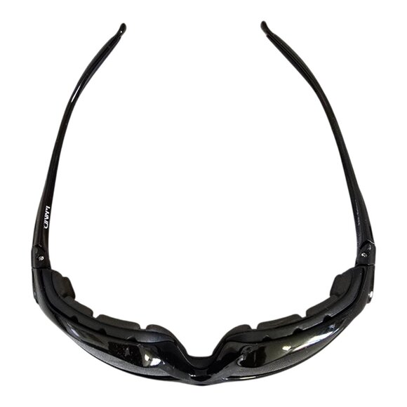 Wynd Blocker Wind Resistant Sunglasses Motorcycle Riding Black Cushion Wrap - Picture 7 of 14